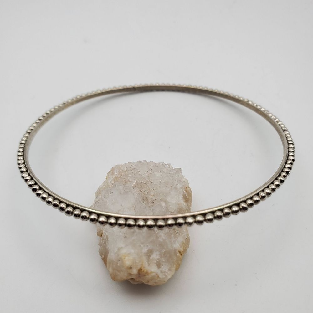Raised dotted‎ edgy punk bracelet bangle B1325